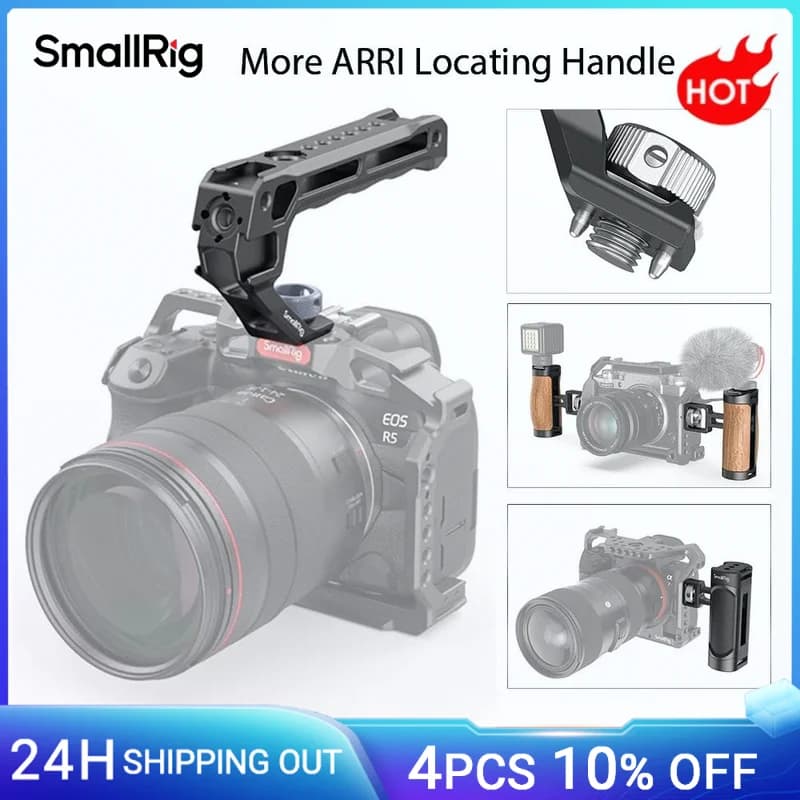 SmallRig – poignée supérieure DSLR avec trous de localisation de 3/8 à 16 pouces, pour ARRI Grip pou