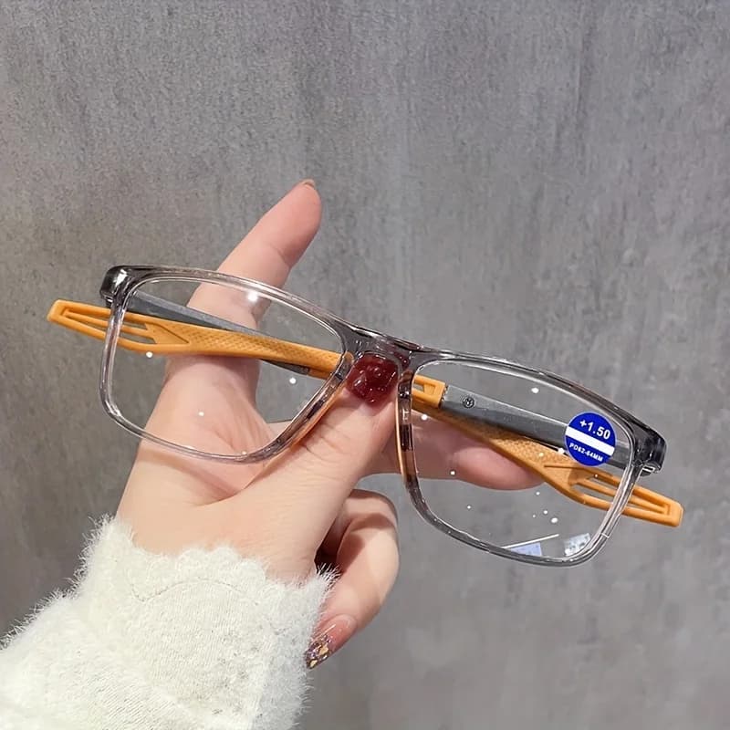 4 Pack ensembles mode TR90 lunettes de lecture pour hommes printemps jambe sport presbytie lunettes 