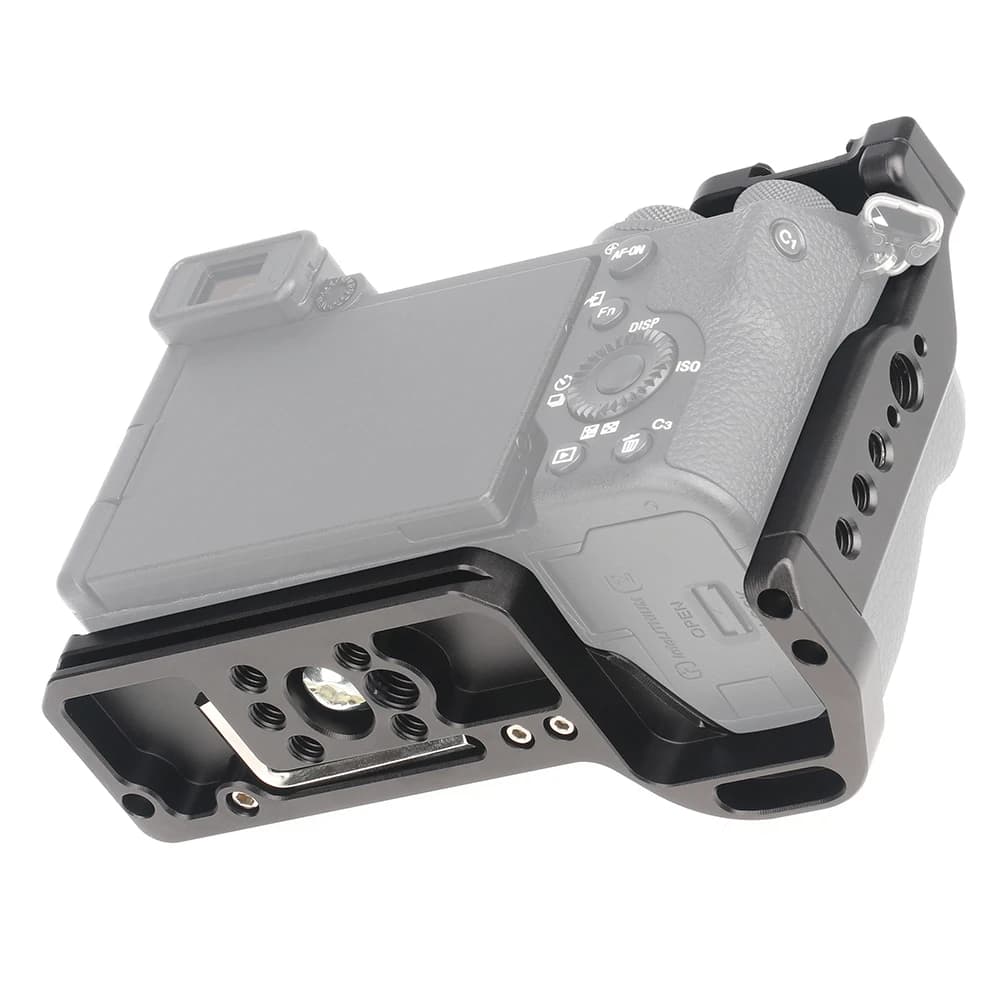 FOTGA – Kit de Cage de caméra portable, protection pour Sony A6700, trou fileté de 1/4 pouces, suppo