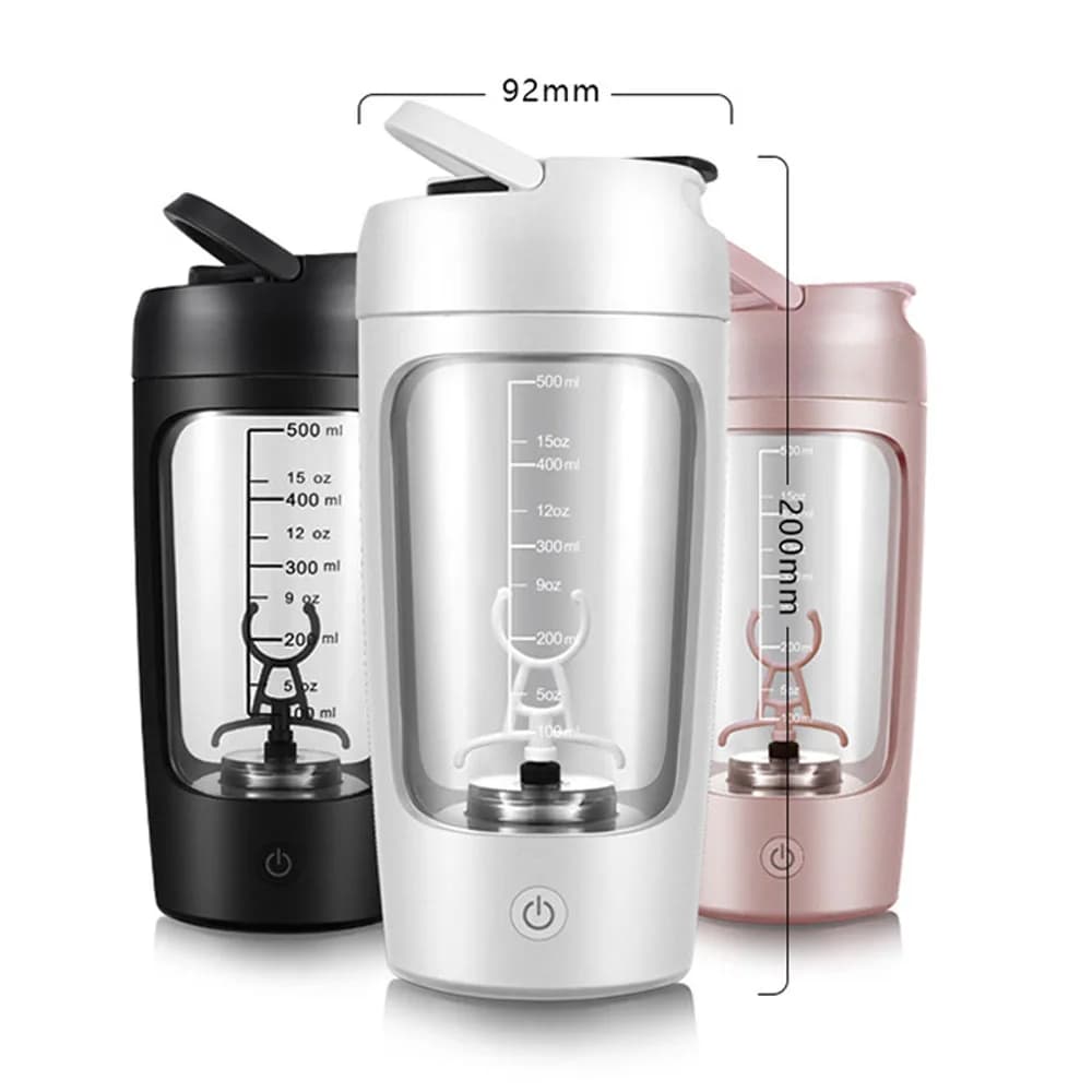 Bouteille de secoueur de protéines électrique Portable 1200mAh, tasse de mélangeur Rechargeable, tas