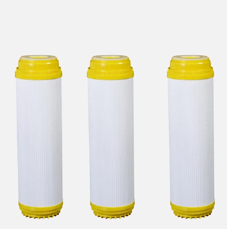 Cartouche filtrante en résine de 10 pouces, échange d'ions d'eau Pure adoucie, élimine le détartrage