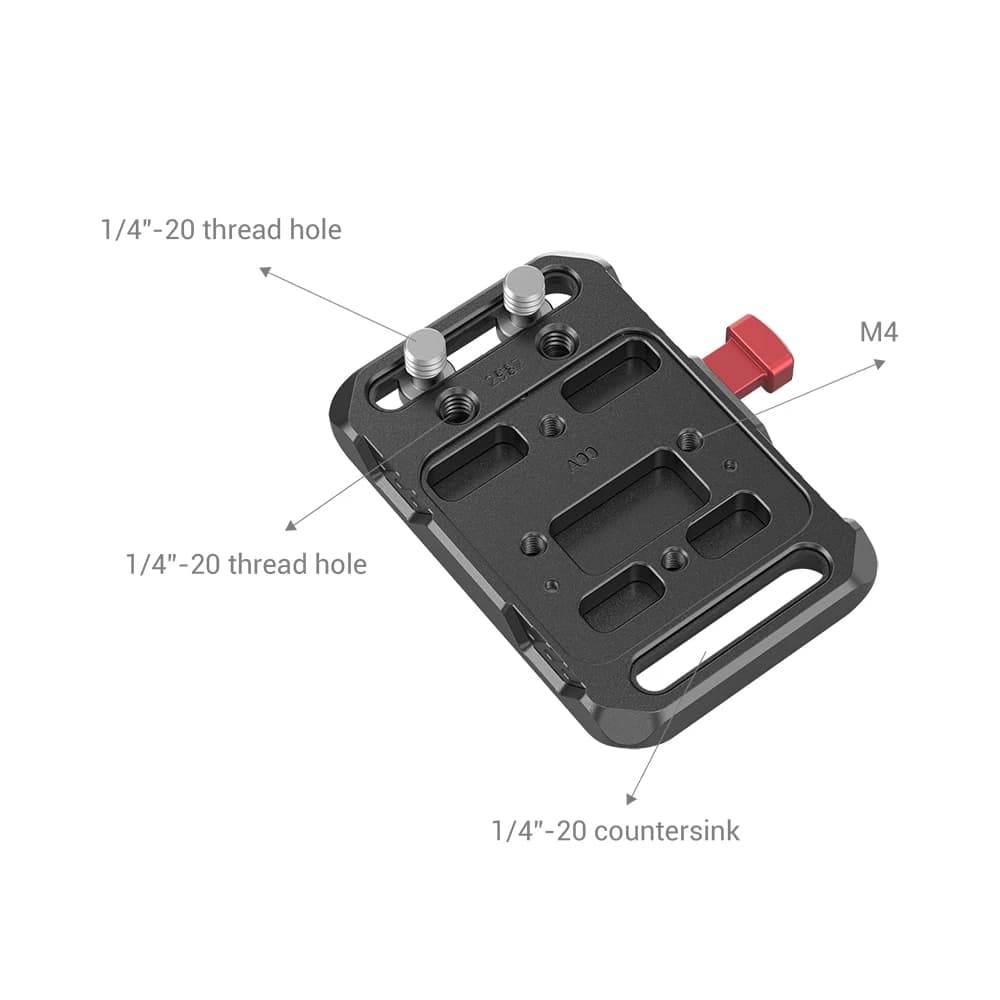 SmallRig – plaque de batterie à montage en V, plaque d'adaptation de batterie v-lock pour appareil p