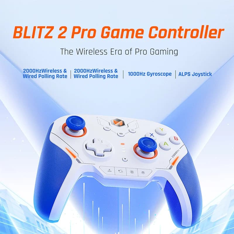 BIGBIG WON Blitz 2 Pro contrôleur sans fil taux de retour 2000Hz contrôleurs somatosensoriels APEX p