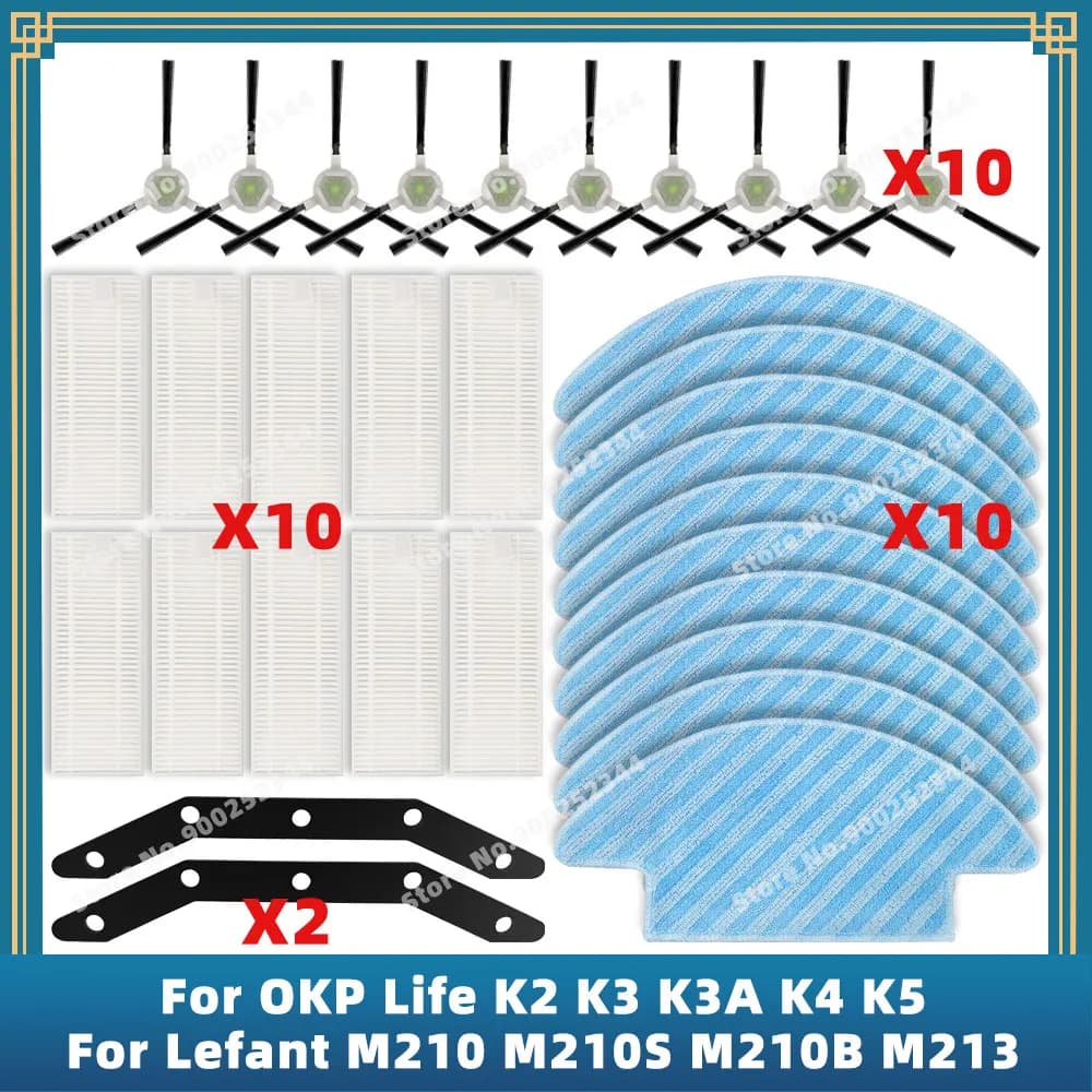Pièces de rechange pour Lefant M210 M210S M210B M213 / OKP Life K2 K3 K3A K4 K5 accessoires, brosse 