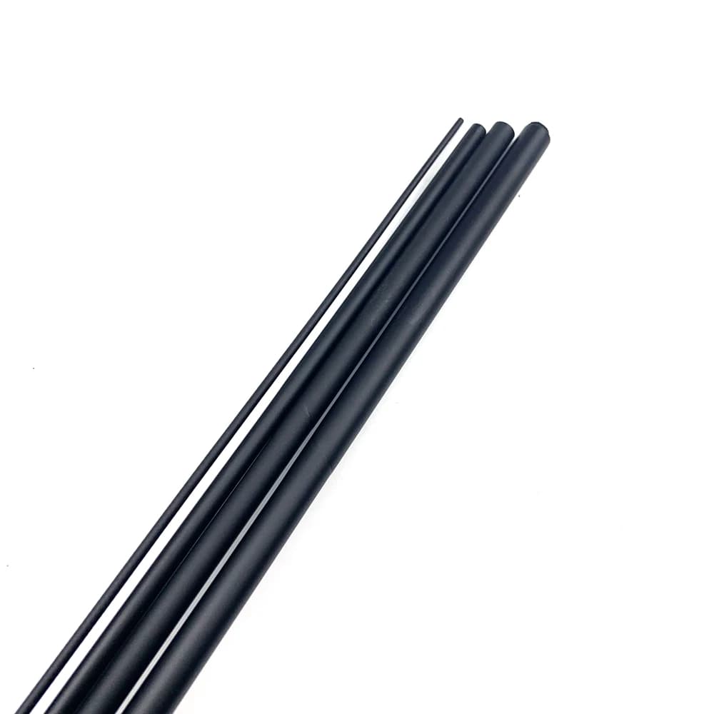 IM12 10'8 ''3wt 4 pièces et 10'0' 8wt 4 pièces canne à pêche en carbone Transparent noir blanc Actio