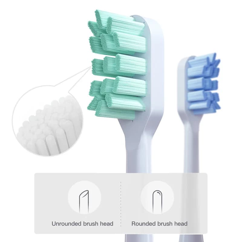 Têtes de brosse à dents de rechange, 5 pièces, pour Xiaomi T300 T500, brosse à dents électrique soni