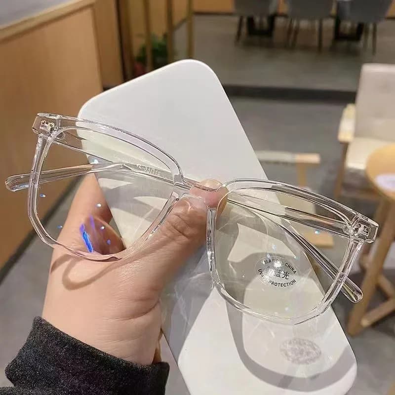 Montures de lunettes de style coréen, anti-lumière bleue, design amincissant, look naturel haut de g
