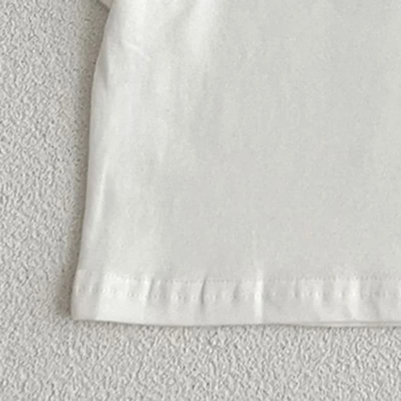 Été bébé garçons filles T-shirt enfant en bas âge dessus de couleur unie vêtements Style coréen infa