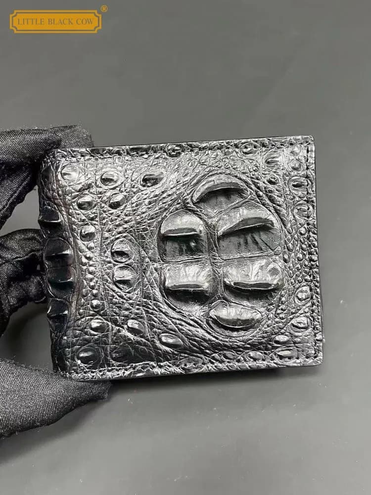 Nouveaux hommes peau de Crocodile en cuir véritable portefeuille à la main pochette sac à main conce