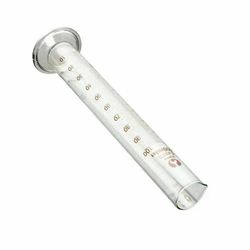 Nouvel ensemble professionnel de cylindres gradués en verre épais, 5ml, 10ml, 25ml, 50ml, 100ml, kit