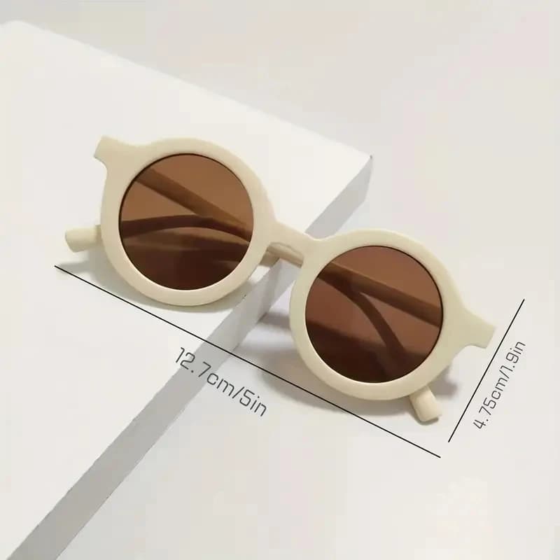Lunettes de soleil mignonnes pour bébé, lunettes de soleil pour enfants, outil de photographie en pl