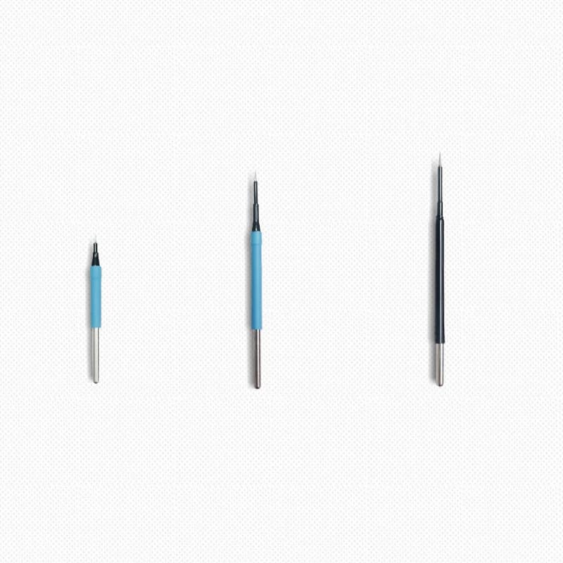 Électrode à aiguille en tungstène à intervention minimalement invasive, couteau de beauté non adhési