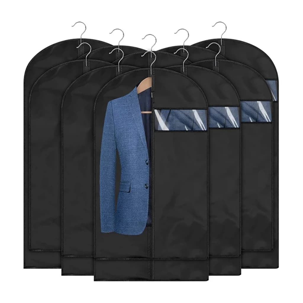 Housses de vêtements anti-poussière, imperméables, pour manteau, costume, robe, protecteur, sacs à v