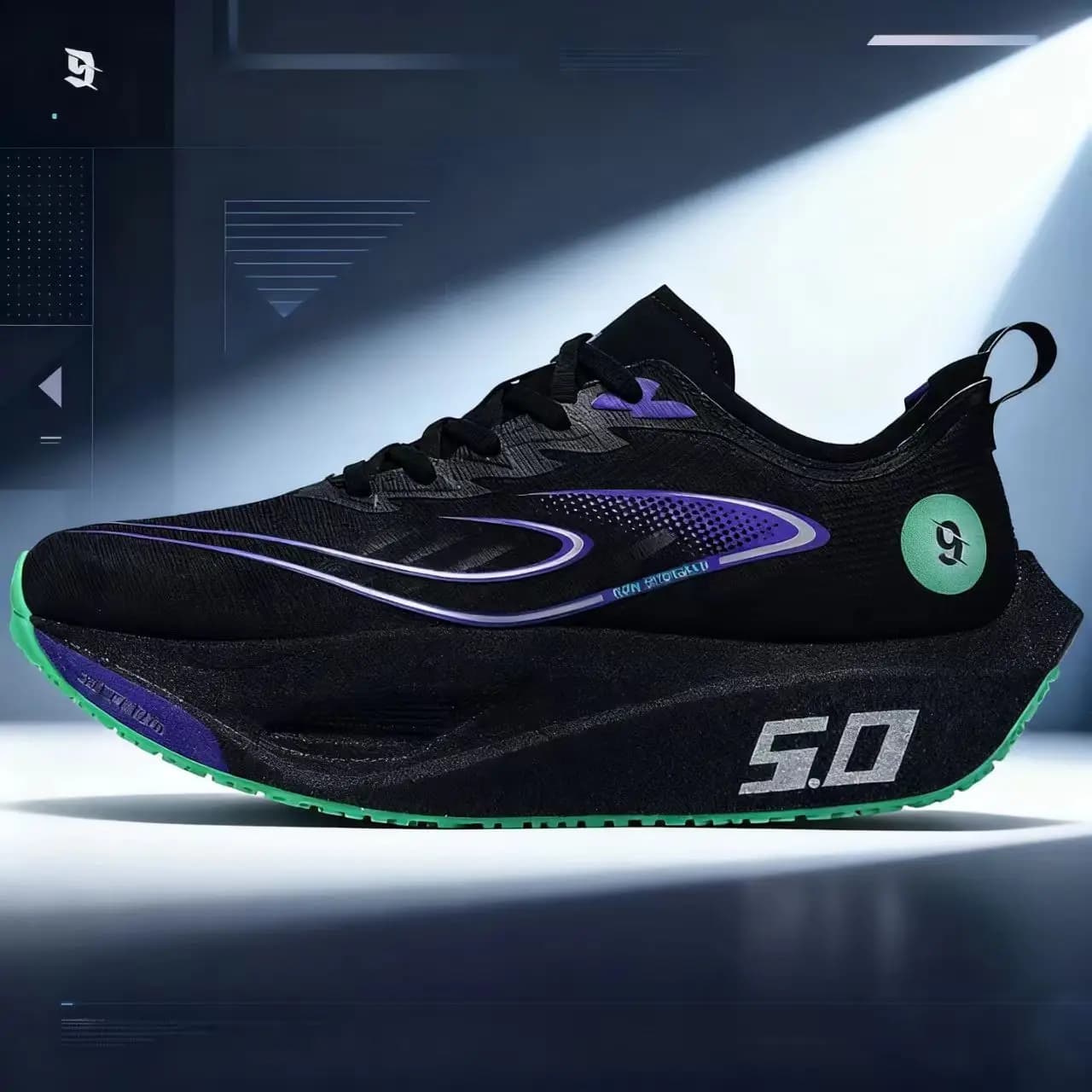 Chaussures de course unisexes avec plaque entièrement en carbone, baskets de course professionnelles