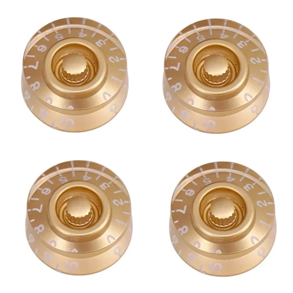 4 boutons de contrôle de vitesse pour guitare, multicolores, pour guitare électrique LP, boutons de 