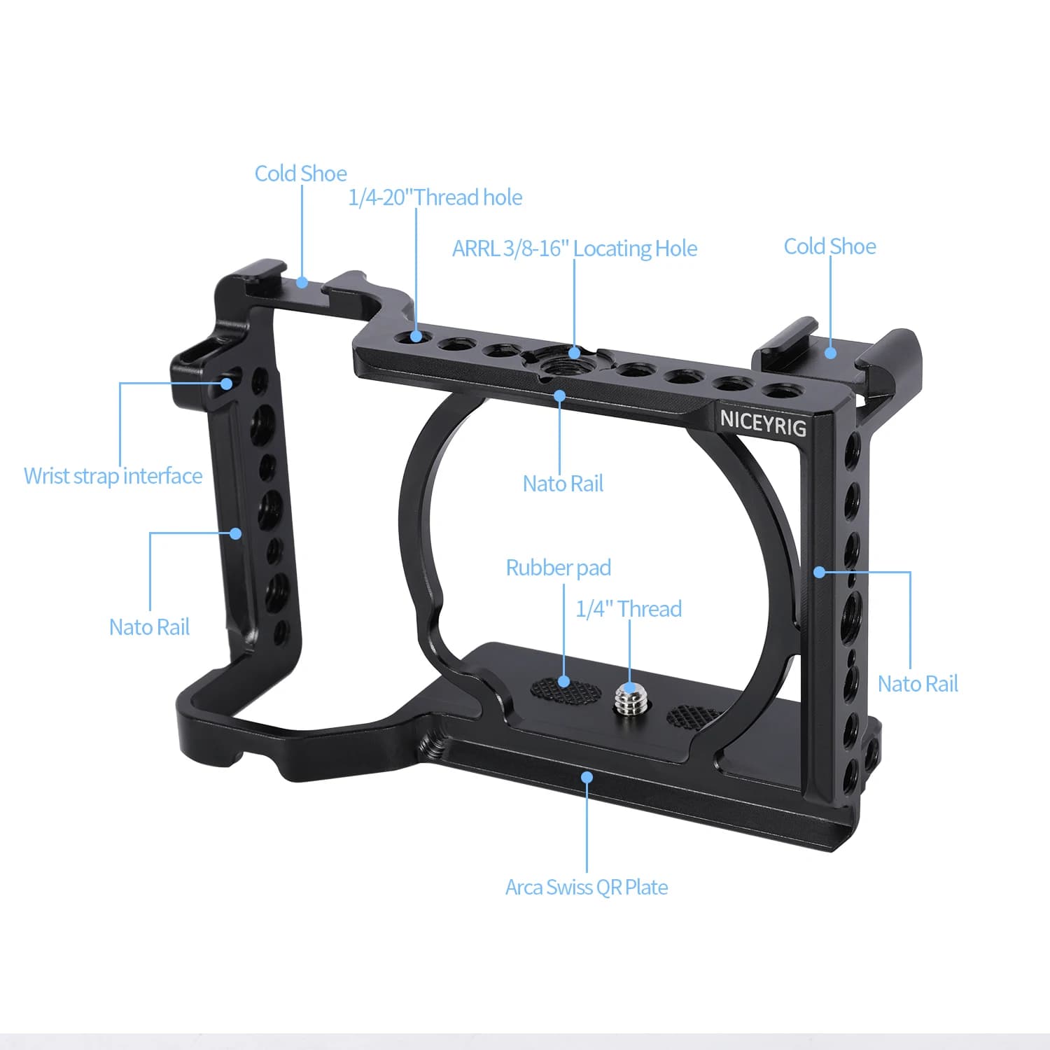 Appareil photo Niceyrig pour Sony A6700, appareil photo