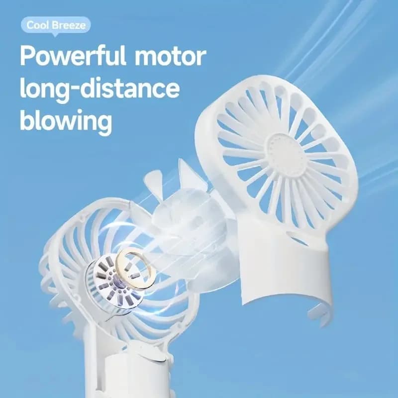 Ventilateur de brumisation portatif rechargeable - Mini ventilateur de vapeur rechargeable par USB à