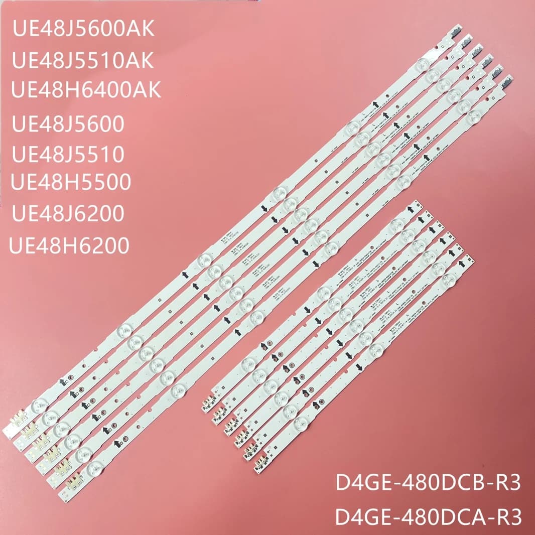 12 PIÈCES LED bande de rétro-éclairage pour UE48H6400 UE48J5600 UE48J5600 UE48H5000 UE48H5500 UE48H6