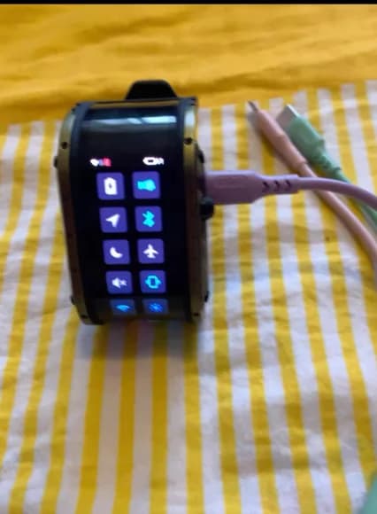 Écran pliable flexible de 4,01 pouces, 95 % neuf, pour rappels d'informations sportives en temps rée