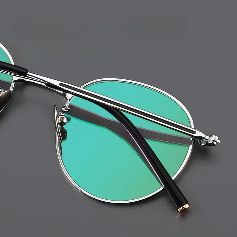 FIRADA lunettes de mode rétro pur titane lunettes rondes confortable optique Prescription lunettes c