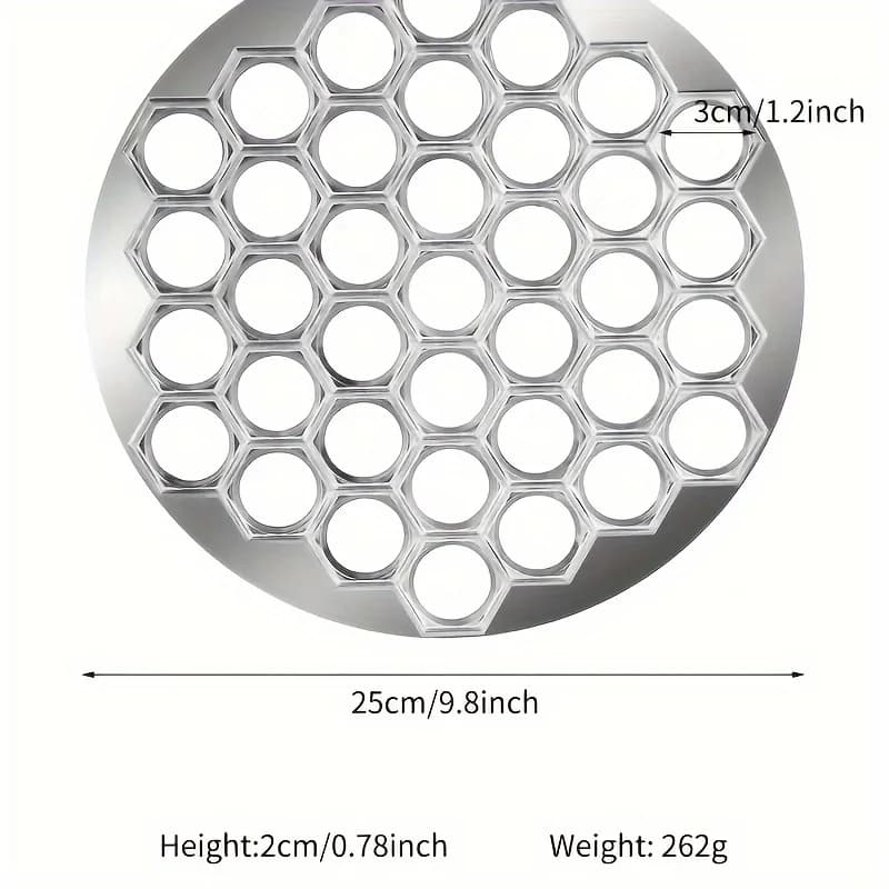 Outil de fabrication de boulettes en aluminium |   Presse à raviolis 37 trous pour pâtes et garnitur