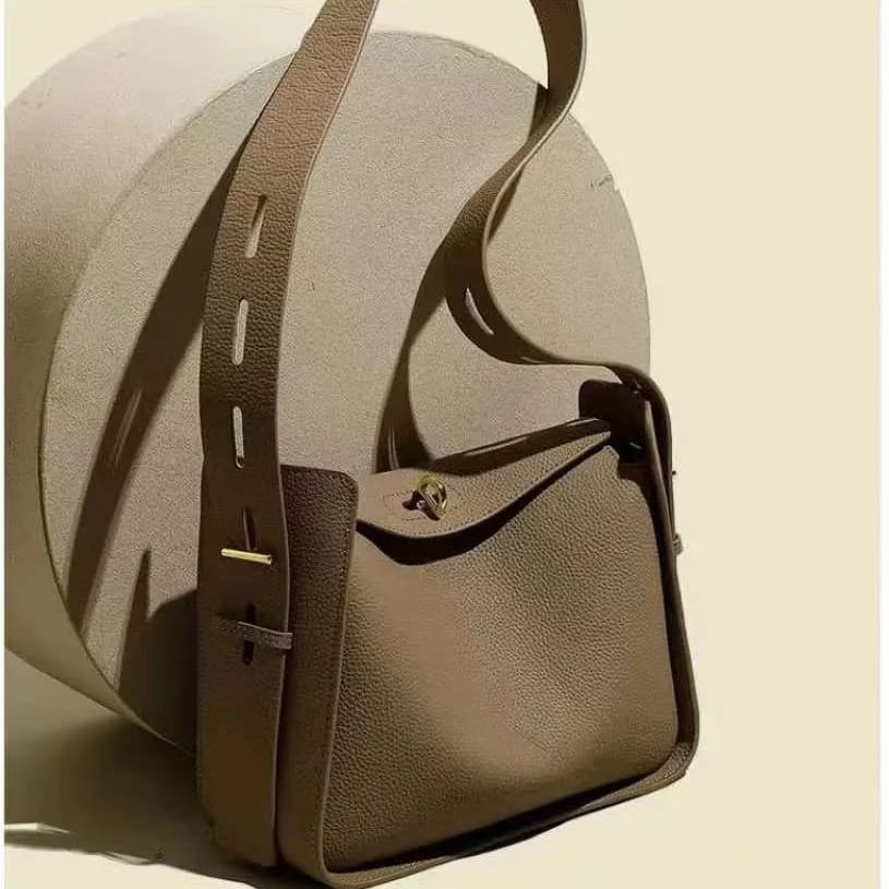 Nouveau Sac à Main de Luxe en Cuir Véritable pour Femme, Sac Bandoulière et Sac Fourre-tout Grande C