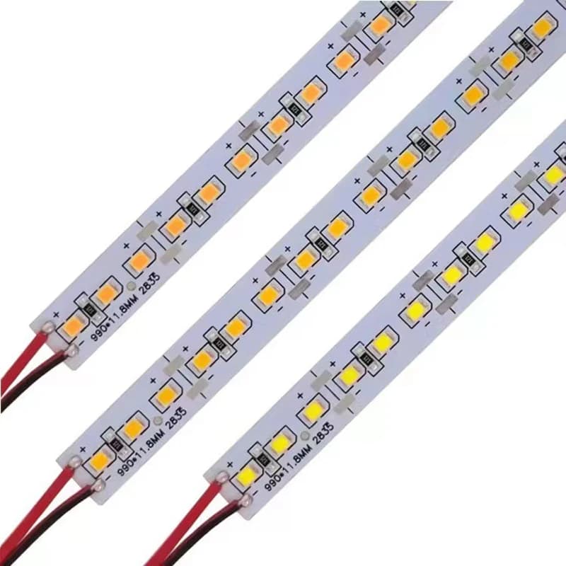 10 pièces 25cm 50cm 12V 24V 2835 LED bande dure 144 led/m 3000k blanc naturel 4000k 4500k blanc 6000
