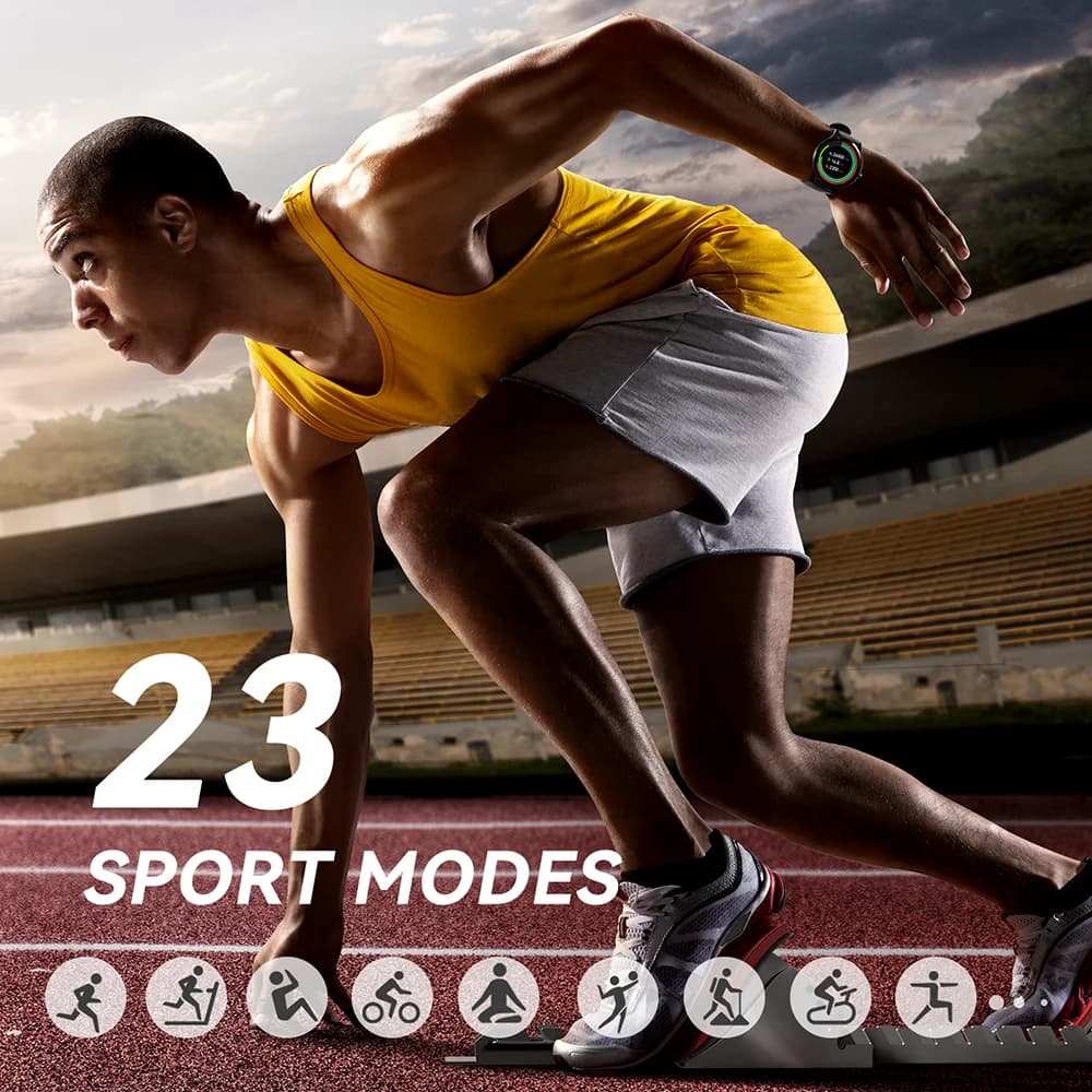 Cubot-Montre intelligente de sport C9 pour hommes et femmes, moniteur de fréquence cardiaque, fitnes
