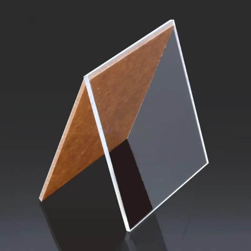 Feuille acrylique transparente personnalisée, panneau en plastique plexiglas transparent, traitement