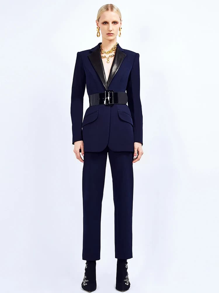 HIGH STREET Nouveauté 2026 Collection Printemps/Été Ensemble de costume de créateur pour femme, Blaz