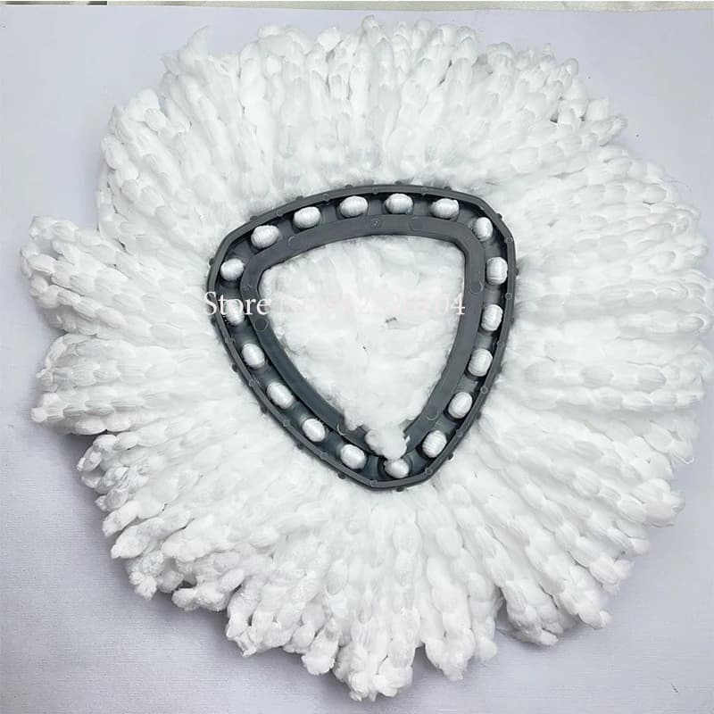 Tête de vadrouille blanche de remplacement en tissu, recharges de vadrouille en microfibre, tête de 