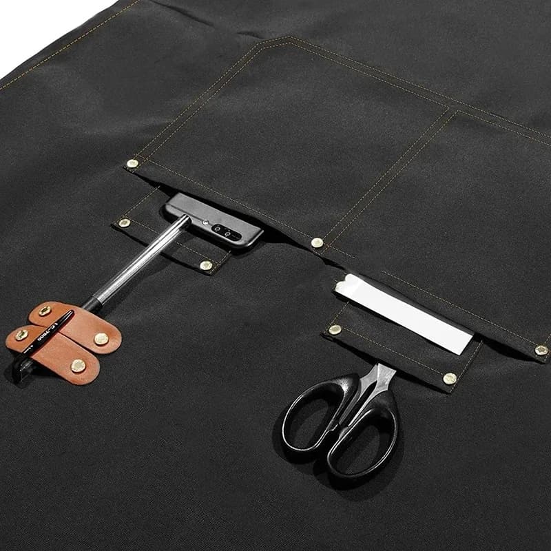 Tablier de cuisine imperméable, tablier de cuisine professionnel, uniforme de travail de serveur de 