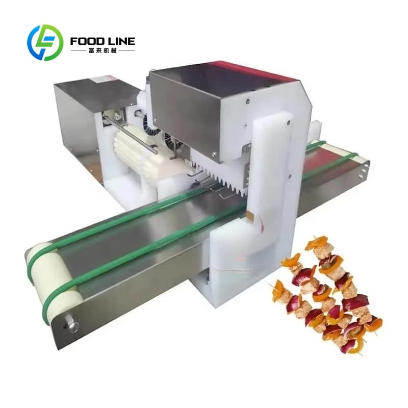 Machine à Souvlaki Satay Kebab Électrique Automatique Personnalisée Efficace Parfaite pour les Stall