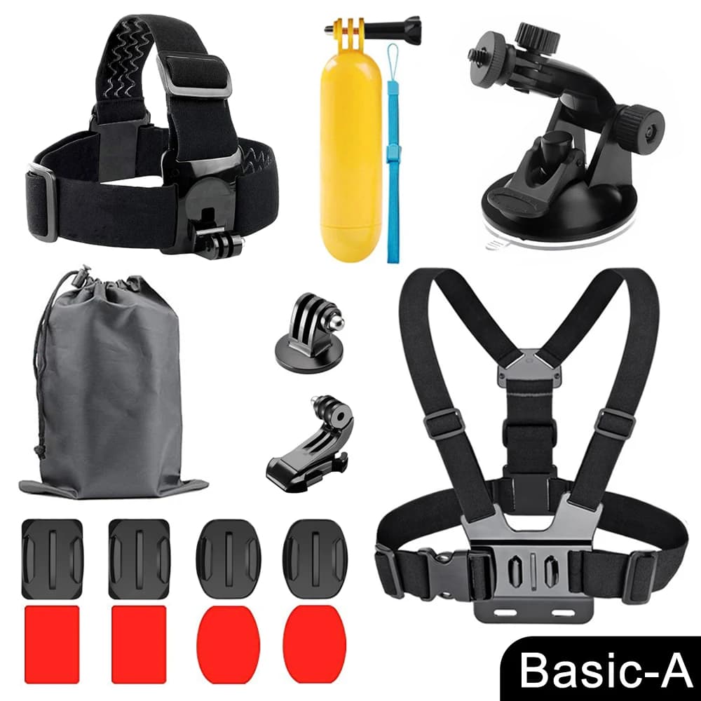 Kit d'accessoires de caméra d'action 50 en 1, pour DJI Osmo Action GoPro Hero13 12 10 9 8 7 6 5 4 3 