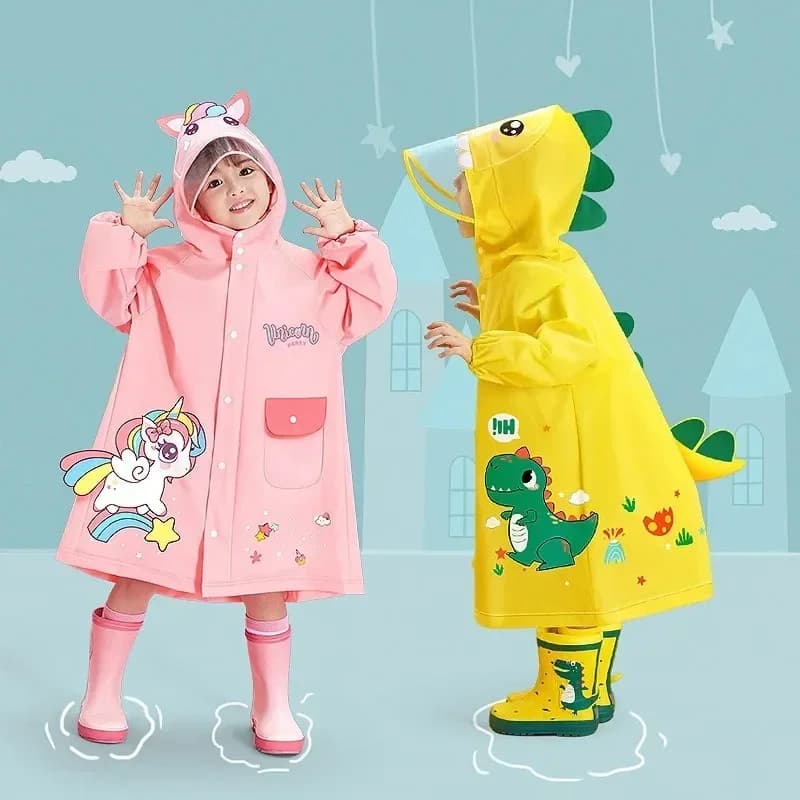 Imperméable pour enfants filles garçons maternelle préscolaire école primaire préscolaire sac à dos 