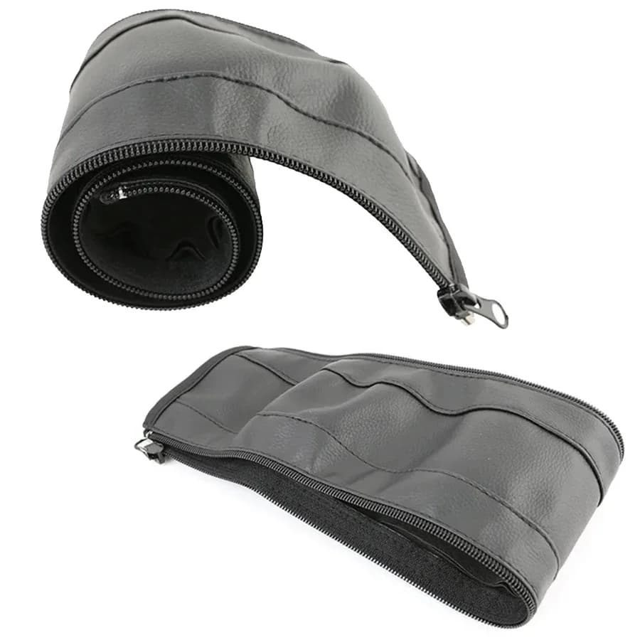 1/2 pièces bébé poussette accessoires accoudoirs couverture en cuir PU fermeture éclair universel ét