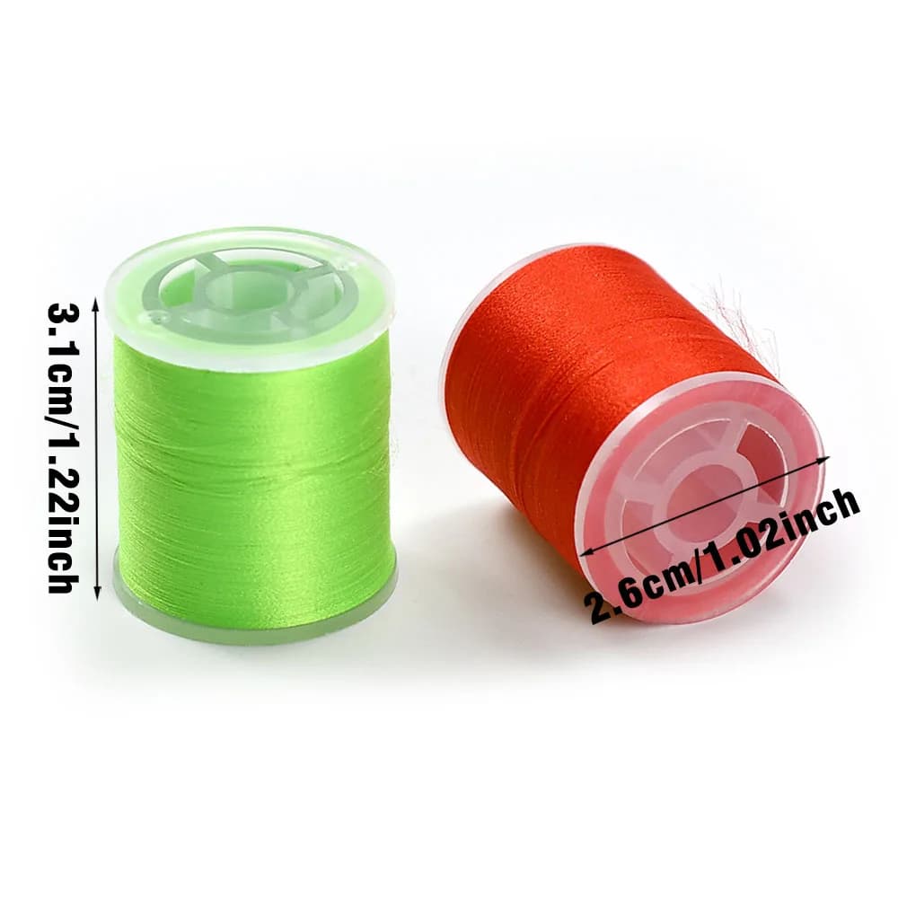 MNFT 2 Pochettes pour attacher des mouches, fil multi-filaments, matériaux pour attacher des mouches