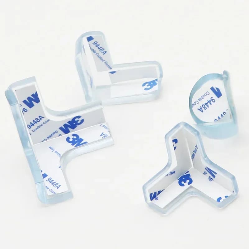 Protecteurs d'angle en silicone souple pour meubles, protections de sécurité pour vos enfants avec h