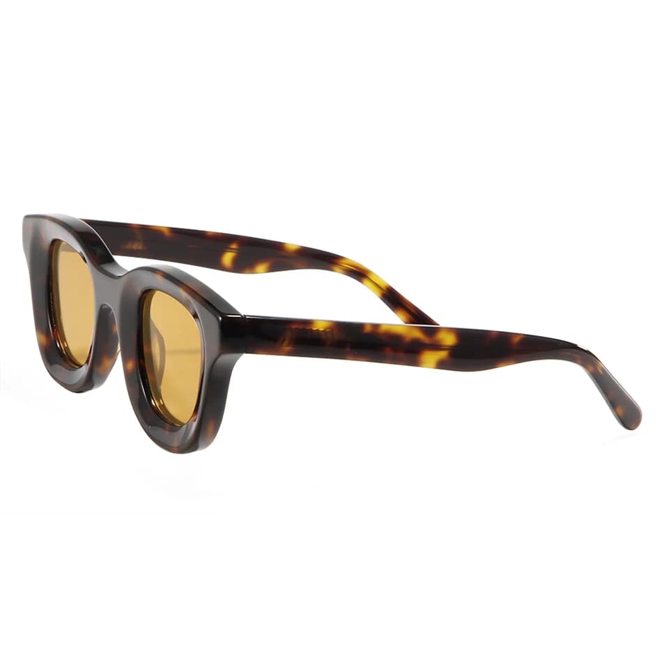 Rhud – lunettes de soleil en acétate pour femmes et hommes, nuances rondes surdimensionnées, Style H