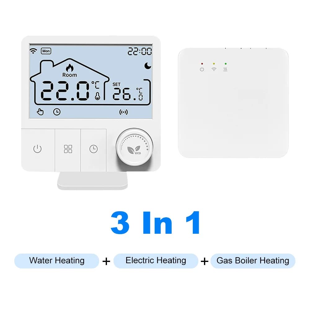Thermostat intelligent Tuya Wifi RF868, régulateur de température sans fil pour chauffage électrique