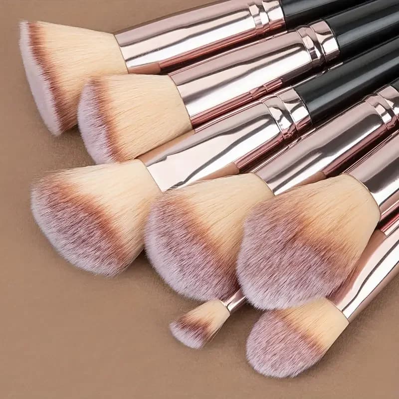 Ensemble professionnel de 3/20 pinceaux de maquillage doux et moelleux pour fard à paupières, fond d