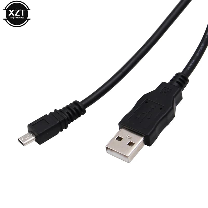 Câble d'appareil photo numérique de 1.5M, câble de chargeur de données USB haute vitesse à 8 broches