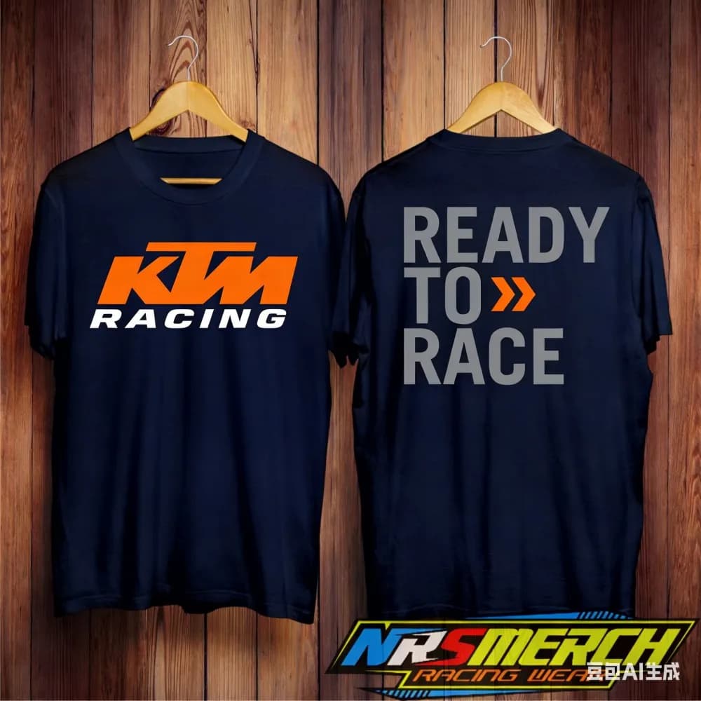 T-shirt de course KTM Ready To Race pour hommes, t-shirt décontracté unisexe, adapté à un usage quot