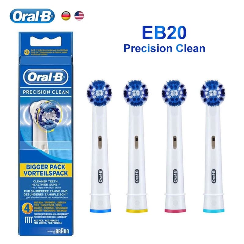 Têtes de brosse de rechange pour brosse à dents électrique Oral B, 1 à 12 pièces, précision, nettoya