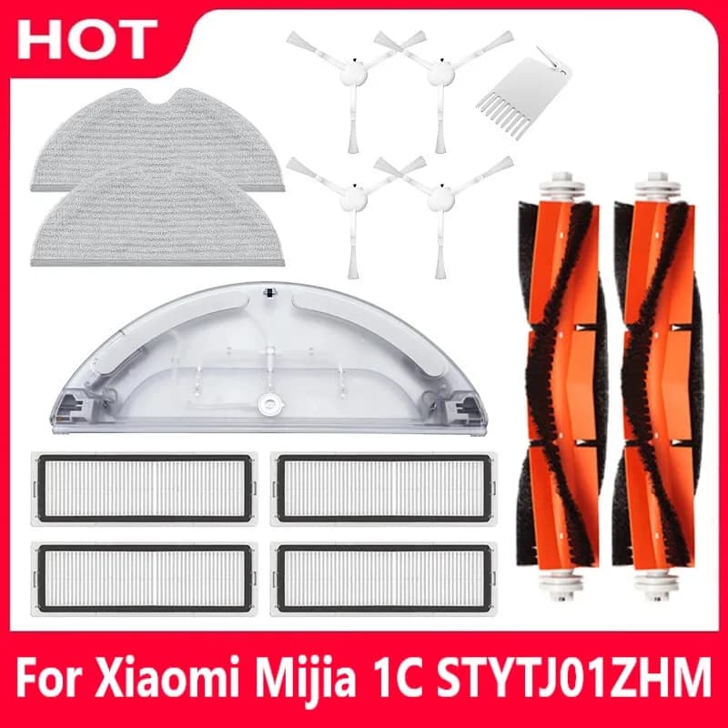 Kit de pièces de filtre HEPA pour aspirateur Robot Xiaomi Mijia 1C STYTJ01ZHM, brosse principale lat