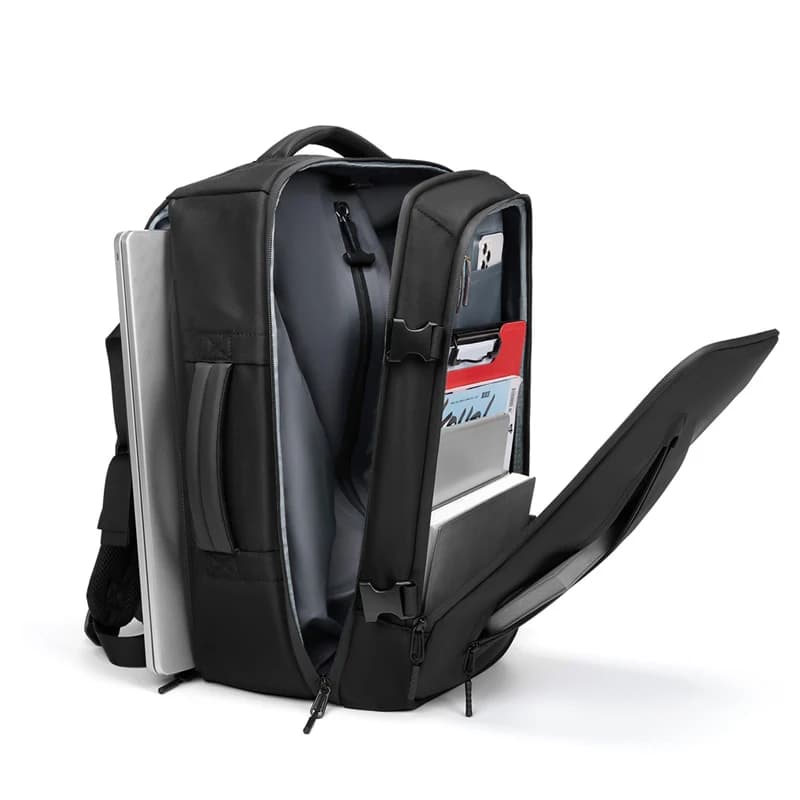 Voyage hommes compression sous vide sac à dos affaires 16 pouces sac à dos pour ordinateur portable 
