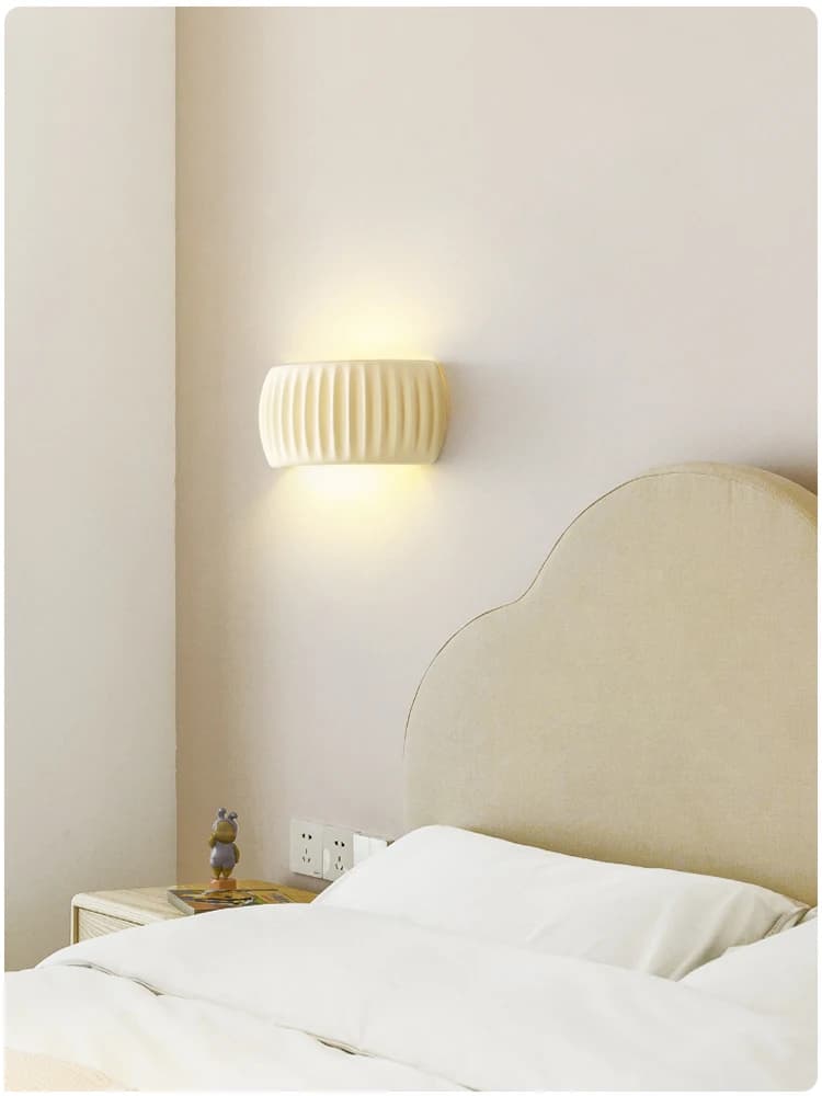 Applique murale européenne en résine pour chambre à coucher, lampe de chevet française, lampe de cou