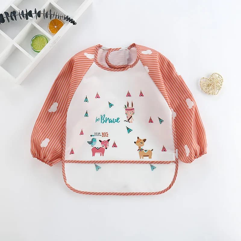 Bavoirs imperméables pour bébé de 0 à 3 ans, joli dessin animé coloré, pour nourrissons, manger des 