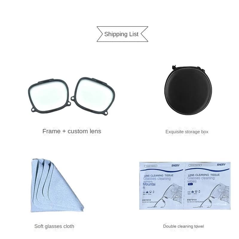 Lunettes intelligentes INMO VR, accessoires de lentilles personnalisées sur ordonnance, adaptés aux 
