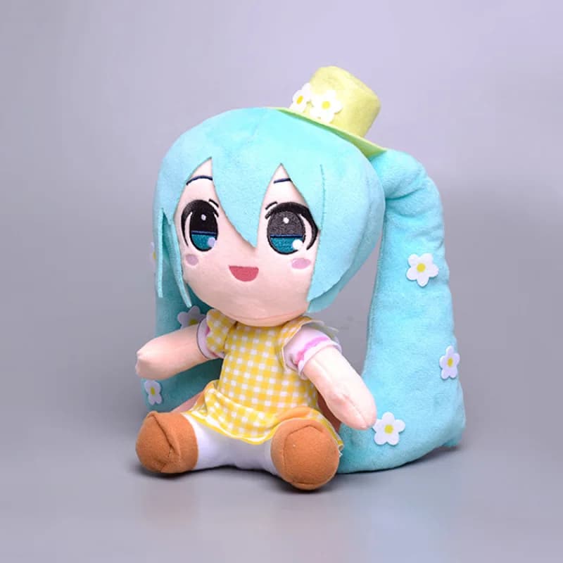 Poupées en peluche Anime Hatsune ku Sun Flower, AgreITO Figure, Kawaii Figurckland Model Toy, Décora